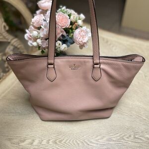 Kate Spade Pink Jackson Street Jana Grain  Leather Tote